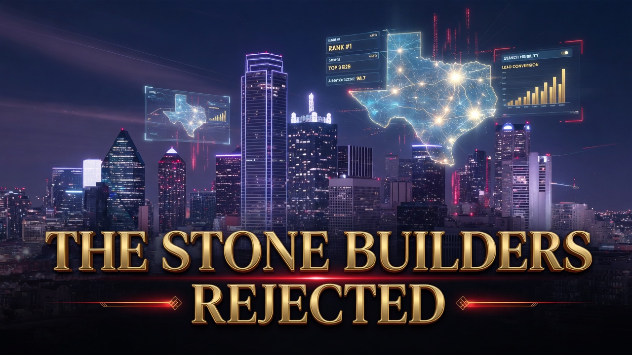 The Stone Builders Rejected Texas local SEO agency